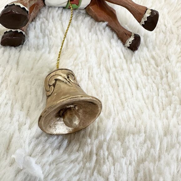 Jim Shore Rudolph Reindeer Vintage Pull String Hanging Christmas Ornament - Picture 5 of 8